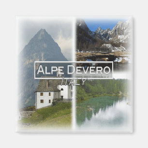 IT3261 Europa, Italien, Piemonte, Alpe Devero kyls Magnet