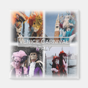 IT3262 Europa, Italien, Venedig Carnival, kylskåp Magnet