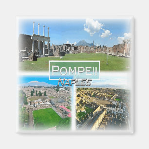IT3266 Europa, Italien, Neapel, Pompeji, kylskåp Magnet