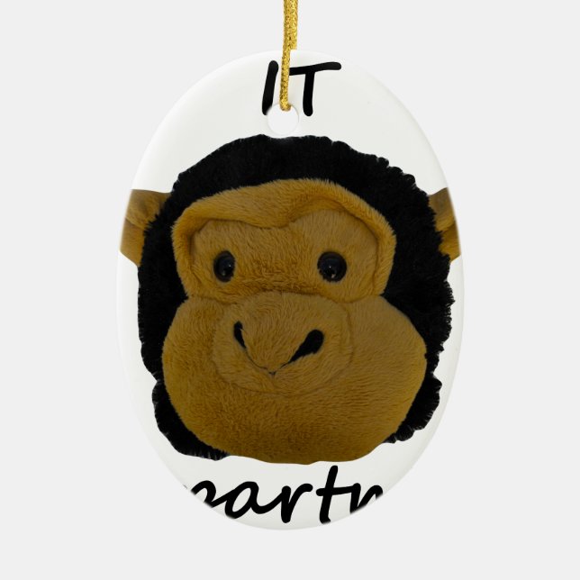 IT-avdelningen Julgransprydnad Keramik (Framsidan)