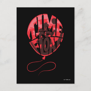 It Chapter 2 Tid att Flyta Ballonggrafik Vykort