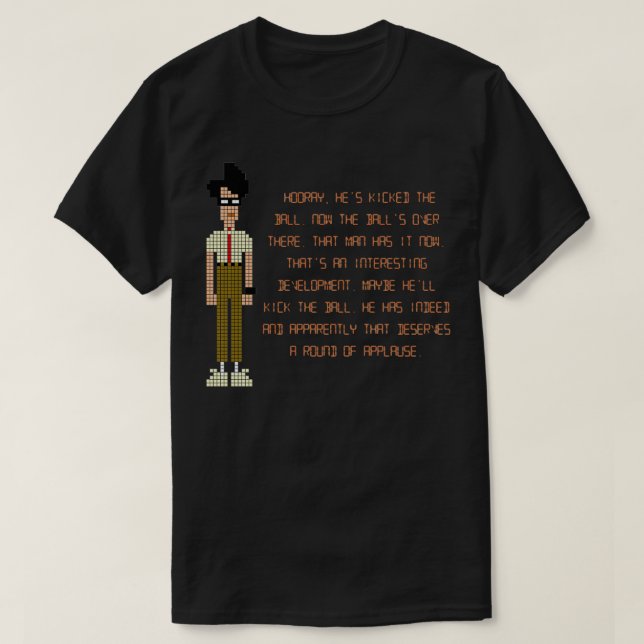 IT Crowd Moss på fotbollen T Shirt (Design framsida)