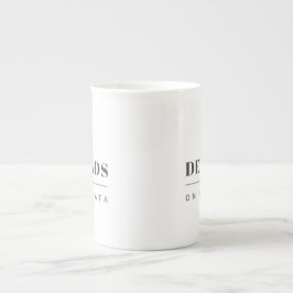 It Depends on the Data Bone China Mug Benporslin Mugg