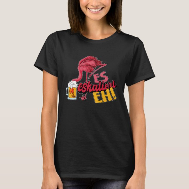 It escalates eh flamingo t shirt (Framsida)