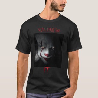 IT FilmsTV Series Pennywise Youll Floatoo Pullover T Shirt