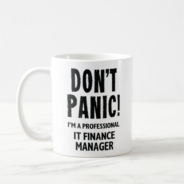 IT Finance Manager Kaffemugg (Vänster)