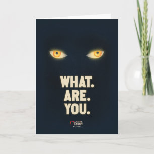 IT gav Ögon "What.are.you". Kort