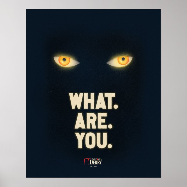 IT gav Ögon "What.are.you". Poster (Framsidan)