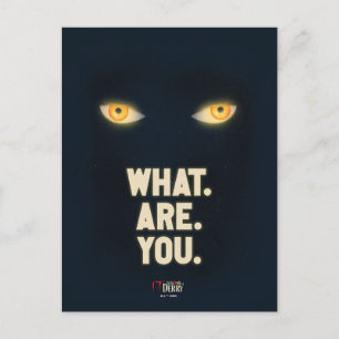 IT gav Ögon "What.are.you". Vykort