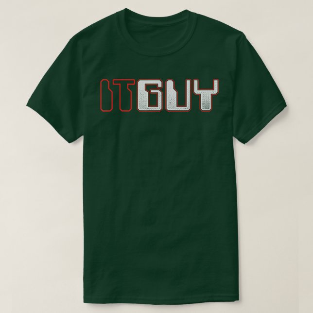 IT Guy Programmer Tech Support Developer Coder Ner T Shirt (Design framsida)