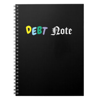 It is Debt Note. Not Death Note Anteckningsbok