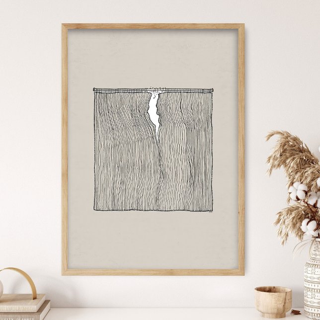 It Is Finished,  Veil is torn, Matthew 27_51, Holy Poster (Skapare uppladdad)