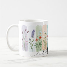 It Is Well With My Soul Floral Mug Kaffemugg