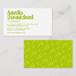 IT IT Consultant-Affärskort Visitkort