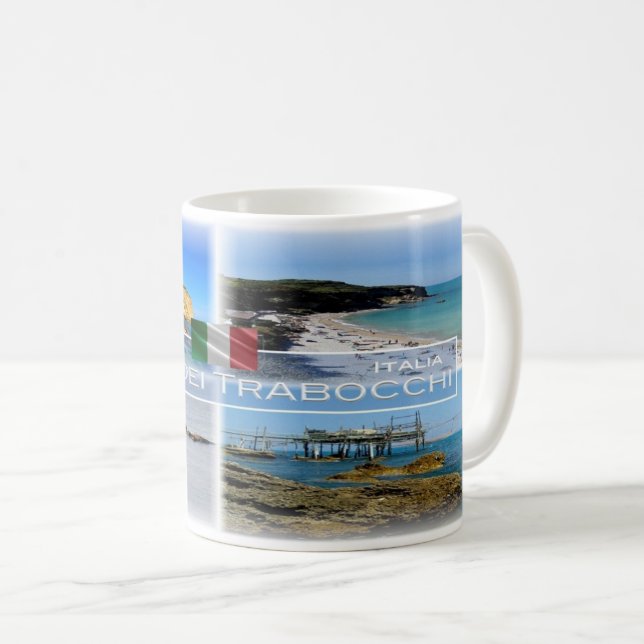 IT Italia - Abruzzo - Costa dei Trabocchi - Kaffemugg (Framsida höger)