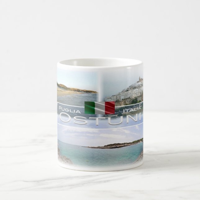 IT Italia - Apulien - Ostuni - Kaffemugg (Center)