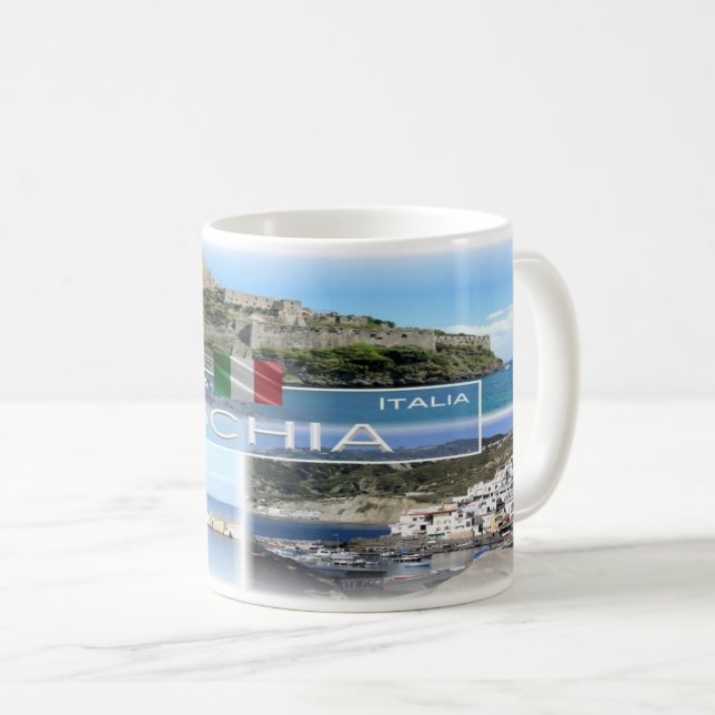IT Italia - Kampanien - Isola d'Ischia - Kaffemugg (Framsida höger)