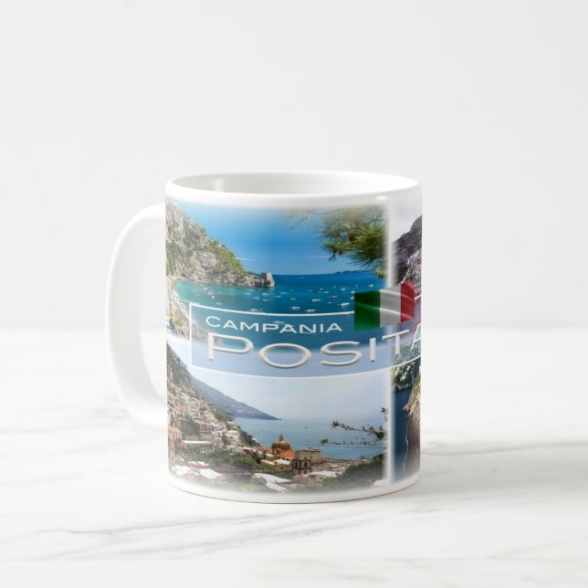 IT Italia - Kampanien - Positano - Kaffemugg (Framsida vänster)