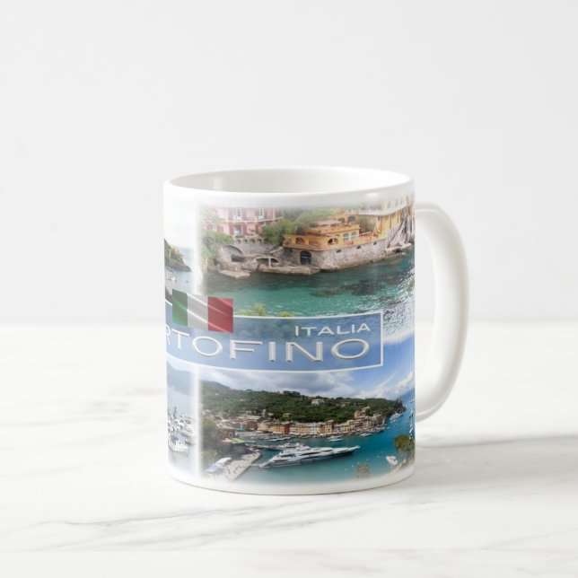IT Italia - Liguria - Portofino - Kaffemugg (Framsida höger)