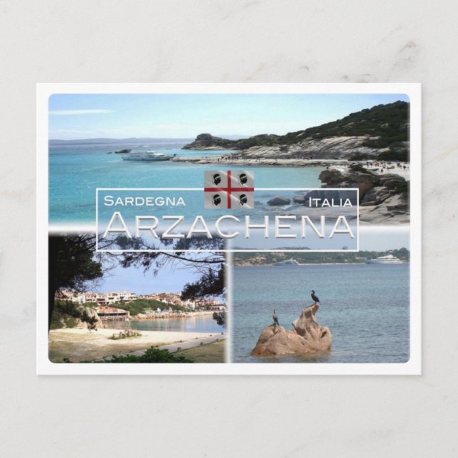 IT Italia - Sardegna - Arzachena - Vykort (Framsida)