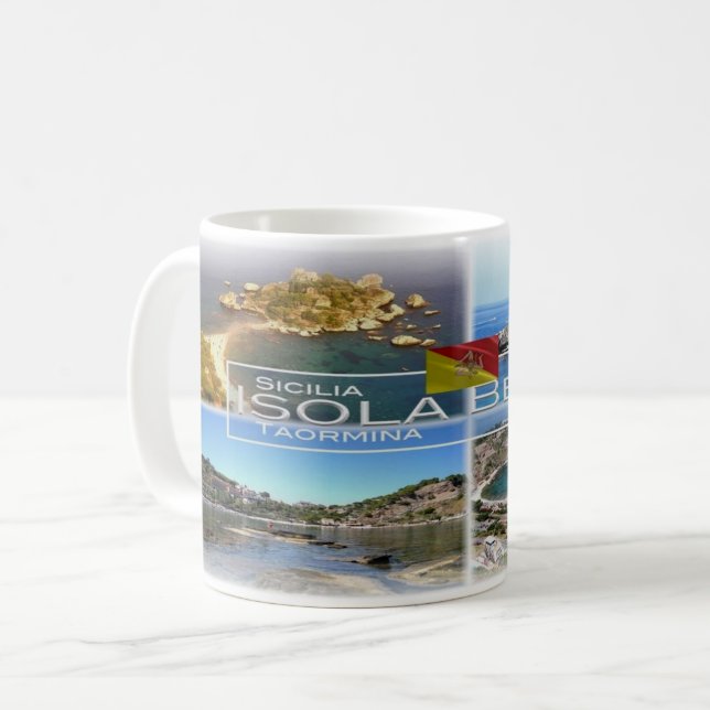 IT Italia - Sicilien - Taormina - Kaffemugg (Framsida vänster)