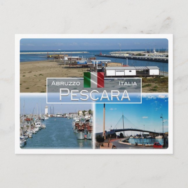 IT-Italien - Abruzzo - Pescara - Vykort (Framsida)