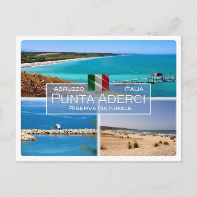 IT-Italien - Abruzzo - Punta aderci - Vykort (Framsida)