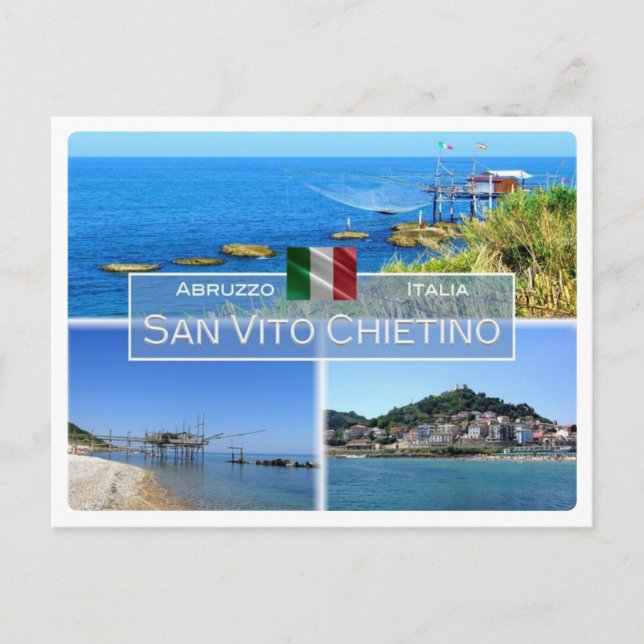 IT-Italien - Abruzzo - San Vito Chietino - Vykort (Framsida)