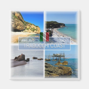 IT-Italien # Abruzzo - Trabocchi Kusten - Magnet