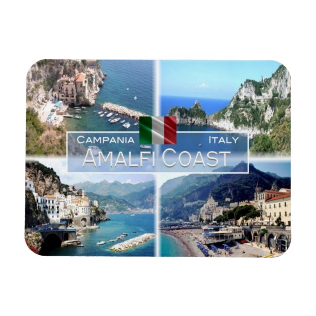 IT-Italien - Amalfi Kusten - Magnet (Horisontell)