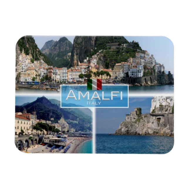IT-Italien - Amalfi - Magnet (Horisontell)