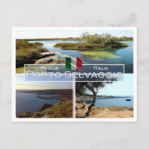 IT-Italien - Apulia - Porto Selvaggio - Vykort