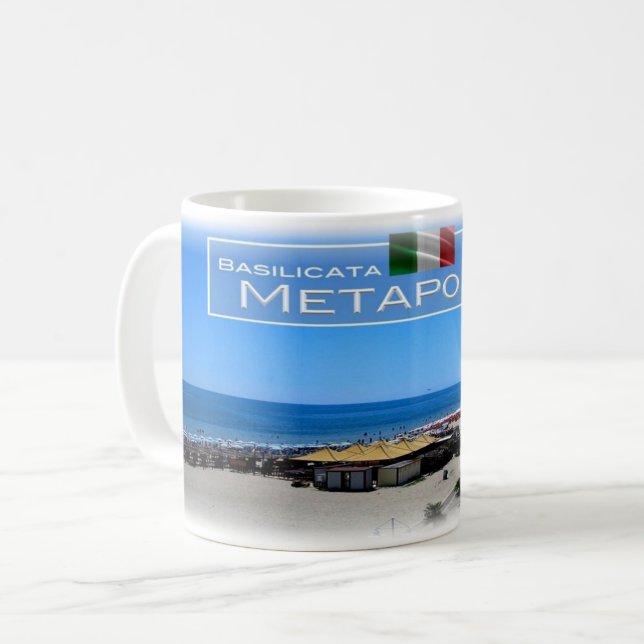 IT-Italien - Basilicata - Metaponto - Kaffemugg (Framsida vänster)