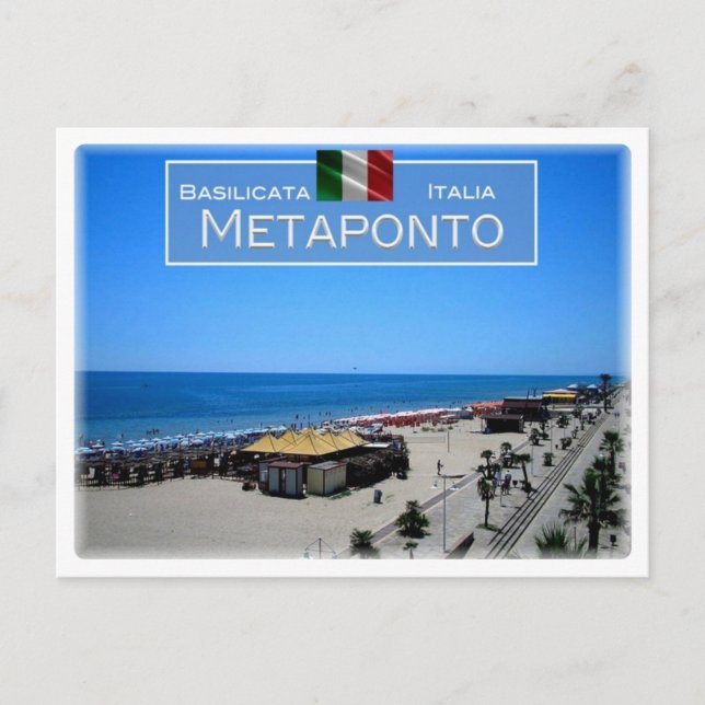 IT Italien - Basilicata - Metaponto - Vykort (Framsida)