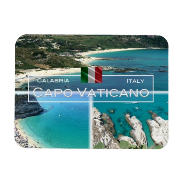 IT-Italien - Capo Vaticano - Magnet (Horisontell)
