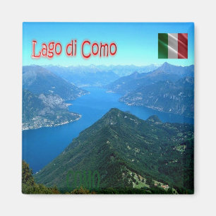 IT - Italien - Como - Sjö från Monte San Primo Magnet