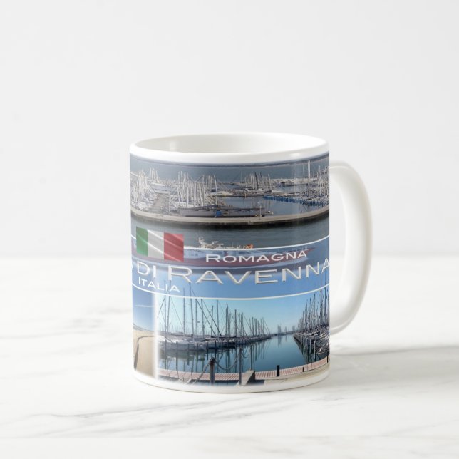 IT-Italien - Emilia Romagna - Marina di Ravenna - Kaffemugg (Framsida höger)