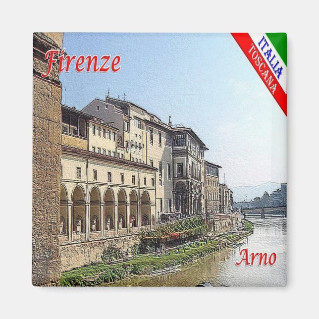 IT - Italien - Florens - Arno Magnet (Framsidan)