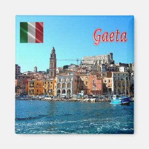 IT - Italien - Gaeta Medioevale - Vy från havet Magnet