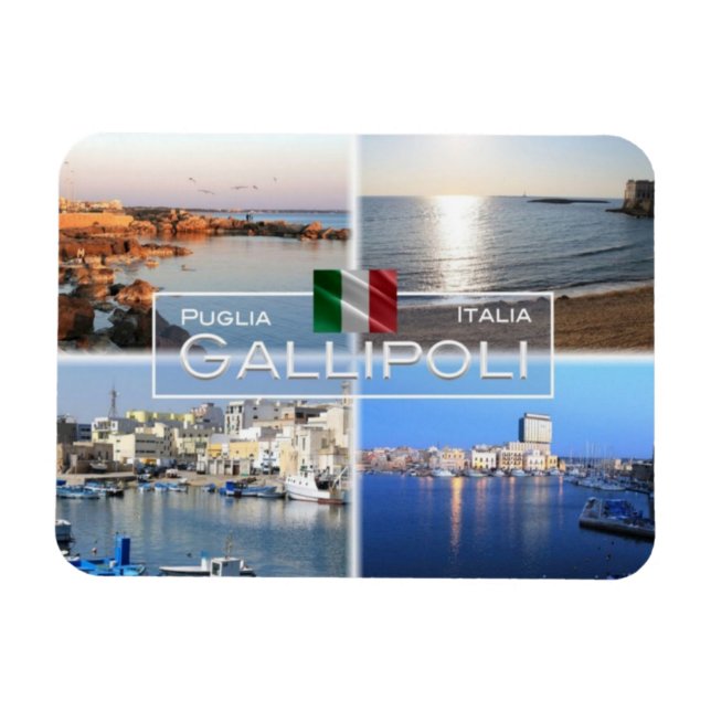IT-Italien - Gallipoli - Salento - Magnet (Horisontell)