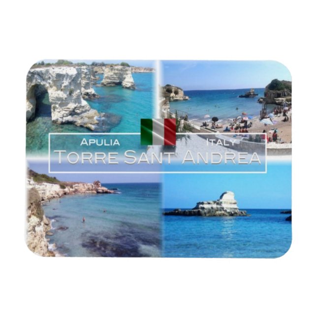 IT-Italien - Gallipoli - Torre Sant'Andrea - Salen Magnet (Horisontell)