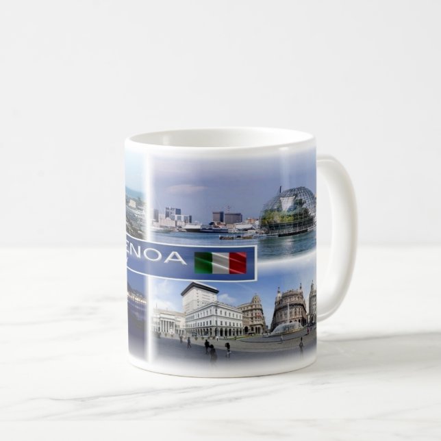 IT-Italien - Genova Genoa - Kaffemugg (Framsida höger)
