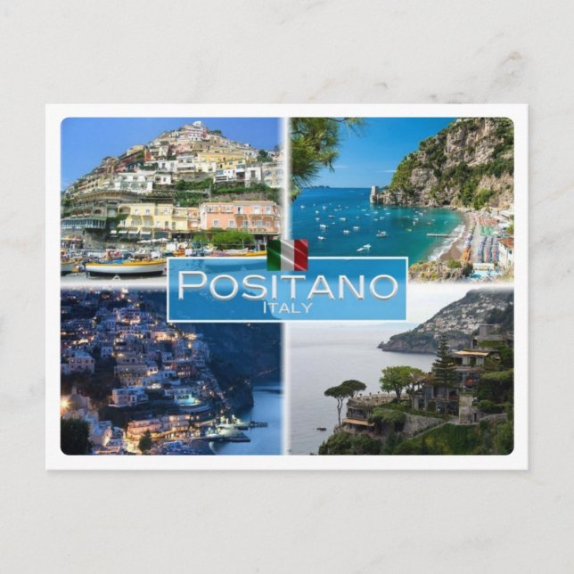 IT-Italien - Italia - Positano - Vykort (Framsida)