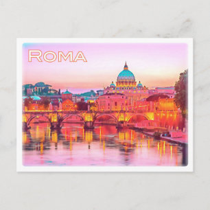 IT-Italien - Italien - romer - Panorama - Vykort
