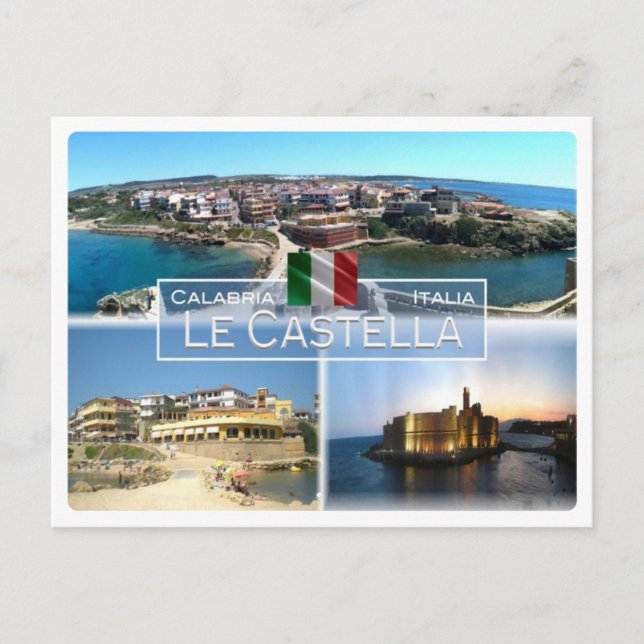IT Italien - Kalabrien - Le Castella - Vykort (Framsida)