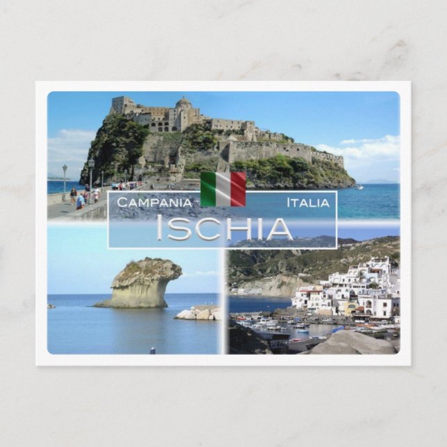 IT-Italien - Kampanien - Isola d'Ischia - Vykort (Framsida)