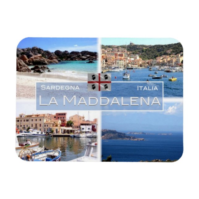 IT-Italien - La Maddalena - Cala Coticcio - Magnet (Horisontell)