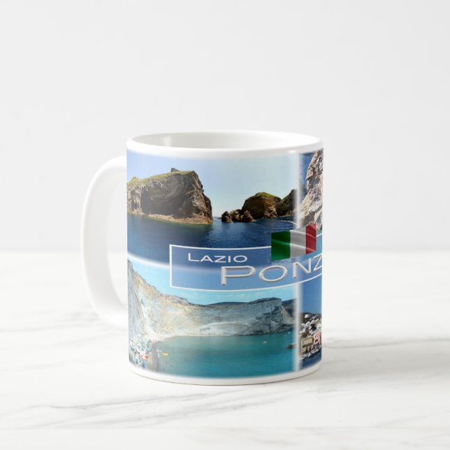 IT-Italien - Lazio - Ponza - Kaffemugg (Framsida vänster)