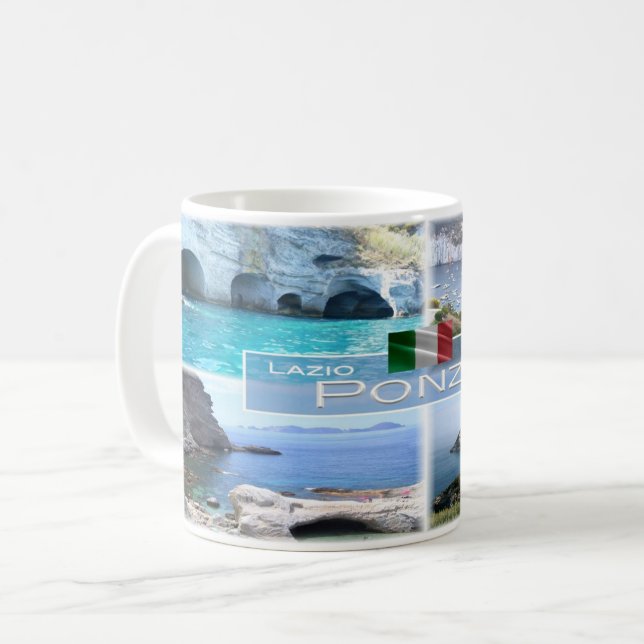 IT-Italien - Lazio - Ponza - Kaffemugg (Framsida vänster)