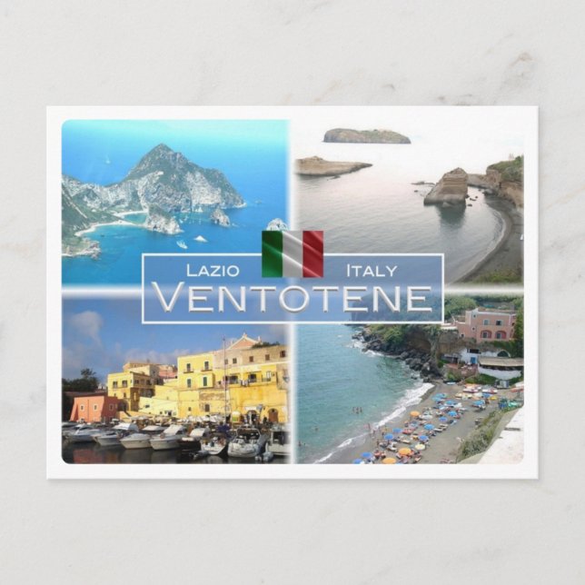IT-Italien - Lazio - Ventotene - Vykort (Framsida)